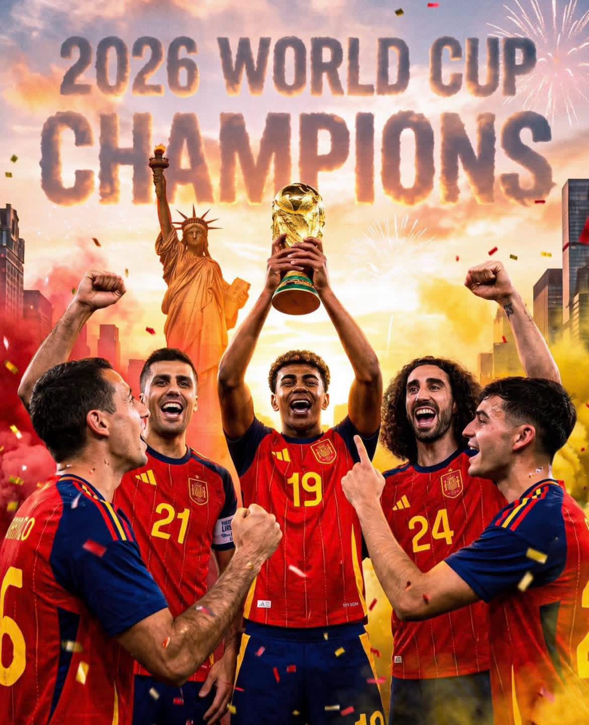 OFFICIAL: SPAIN ARE THE NEW WORLD CUP CHAMPIONS!